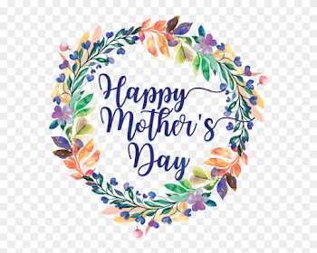 Happy Mother's Day With Wreath Watercolor Flower, Flower - Happy Together Embroidered Linen Cushion Gift