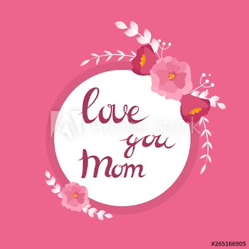 Happy mother day greeting card