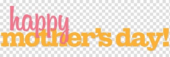 Happy mother's day! text, Happy Mothers Day Banner transparent background PNG clipart