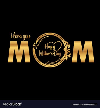 Happy mothers day calligraphy vector image