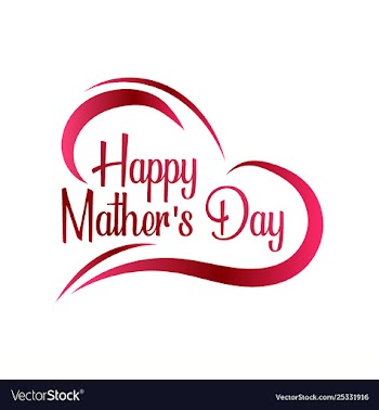 Happy mothers day calligraphy vector image