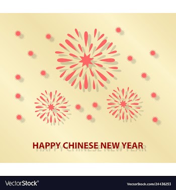 Happy new year 2019 champagne firework midnight vector image
