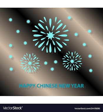 Happy new year 2019 champagne firework midnight vector image