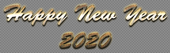 Happy New Year 2020 PNG Download Image
