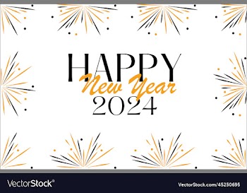 happy new year 2024 card