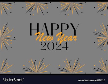 happy new year 2024 card