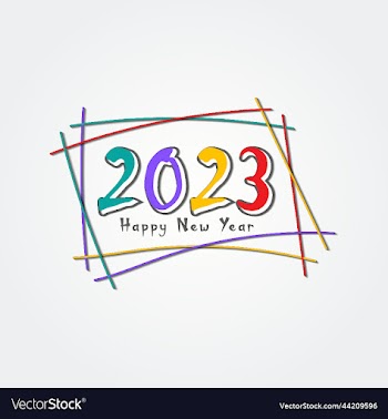 happy new year abstract 2023