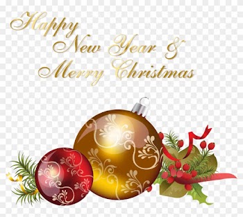 Happy New Year And Merry Christmas - Merry Christmas And Happy New Year 2018 Text