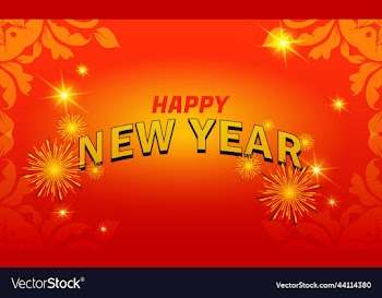 happy new year banner background