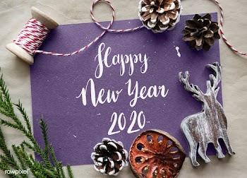 Happy new year greeting design mockup | Free stock psd mockup - 516270