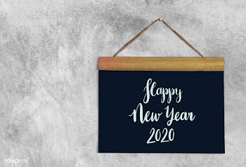 Happy new year greeting design mockup | Free stock psd mockup - 516383