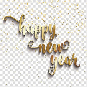 Happy new year illustration, Chinese New Year Christmas tree Greeting card, newyear pull the New Year material Free transparent background PNG clipart