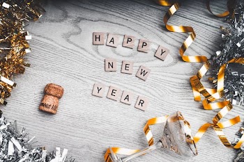 Happy New Year Lettering