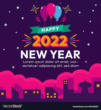 happy new year modern fireworks background design