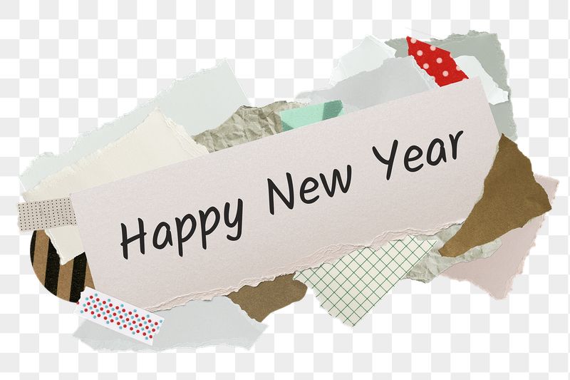 Happy New Year png word | Free PNG - rawpixel