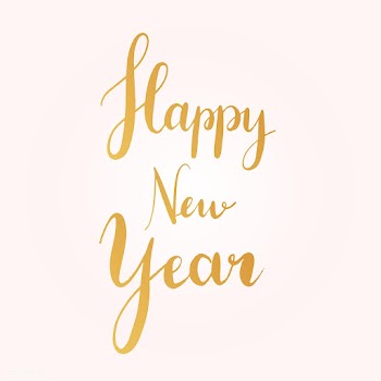Happy New Year typography style vector | Free stock vector - 517789