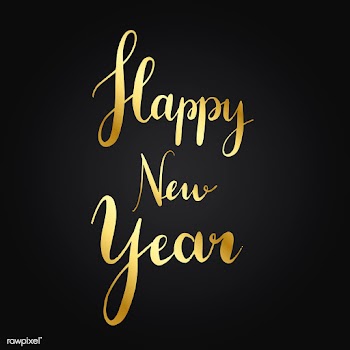 Happy New Year typography style vector | Free stock vector - 517805