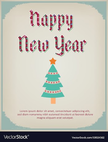 Happy New Year vector image