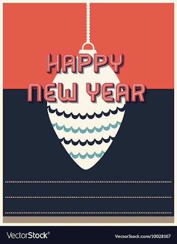 Happy New Year vector image