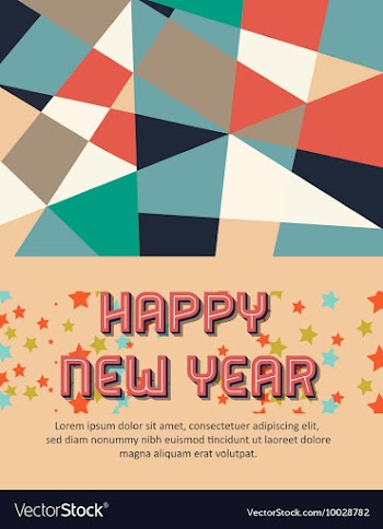 Happy New Year vector image