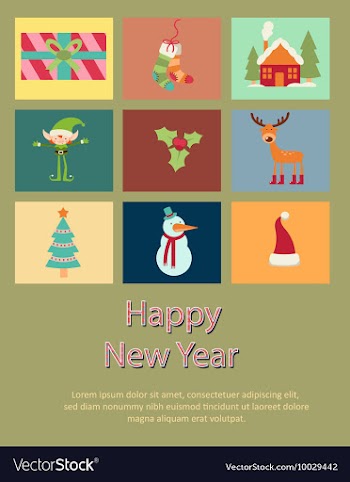 Happy New Year vector image