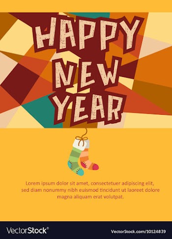 Happy New Year vector image
