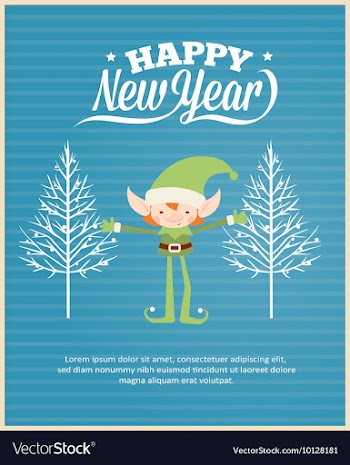 Happy New Year vector image