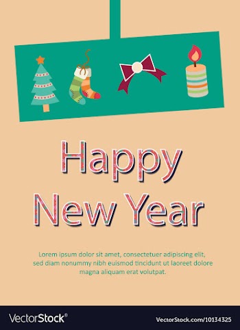 Happy New Year vector image