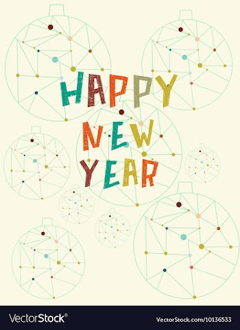 Happy New Year vector image