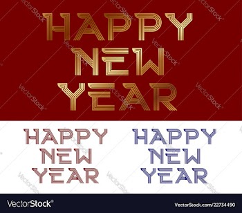 Happy new year vector image