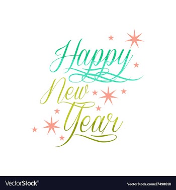 Happy new year vector image