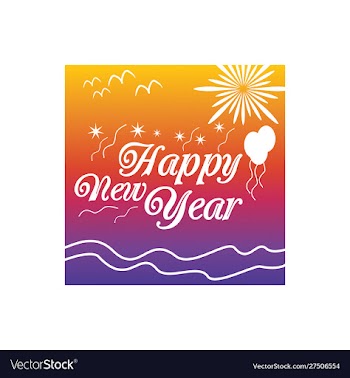 Happy new year vector image