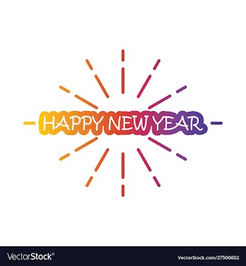 Happy new year vector image