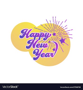 Happy new year vector image