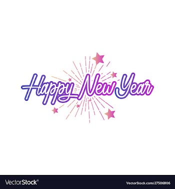 Happy new year vector image