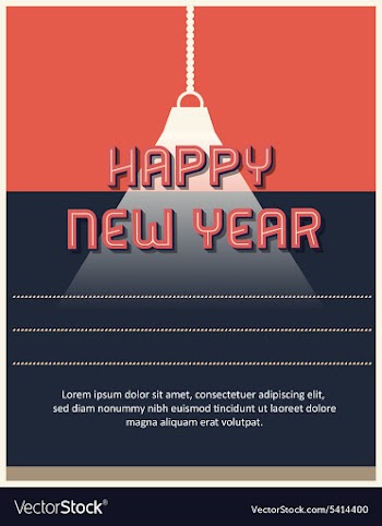 Happy New Year vector image