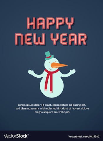 Happy New Year vector image