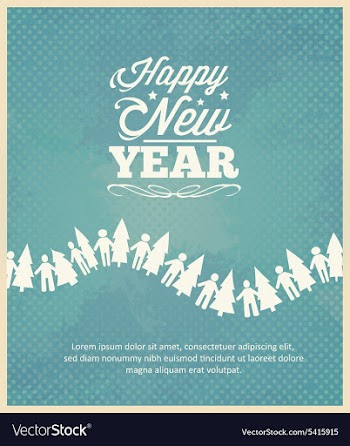 Happy New Year vector image