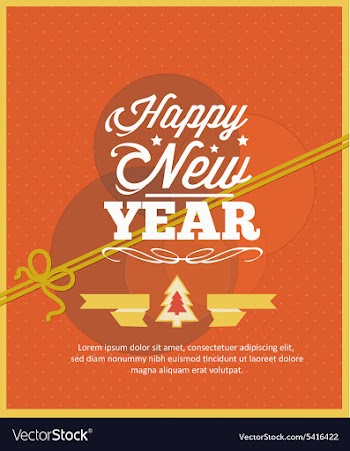 Happy New Year vector image