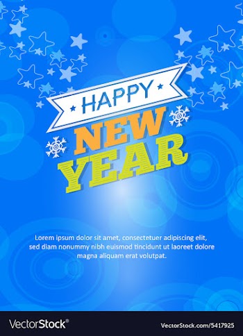Happy New Year vector image