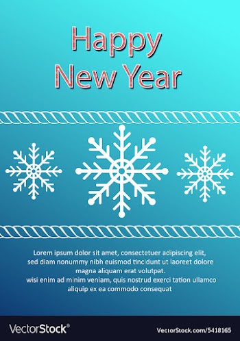 Happy New Year vector image