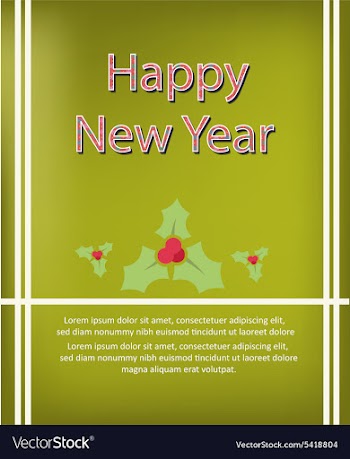 Happy New Year vector image