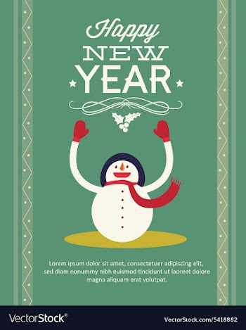 Happy New Year vector image
