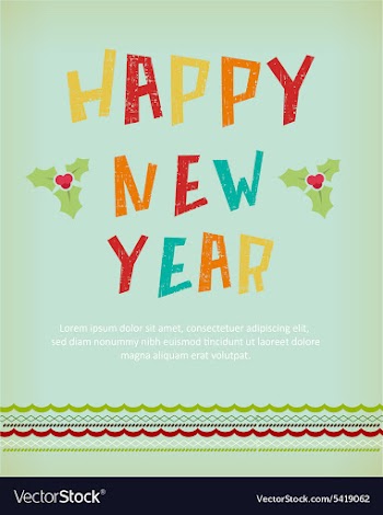 Happy New Year vector image