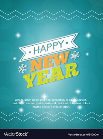 Happy New Year vector image