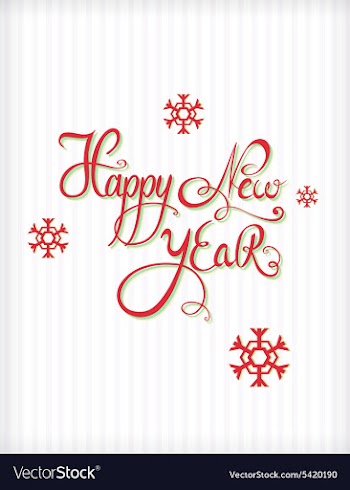Happy New Year vector image