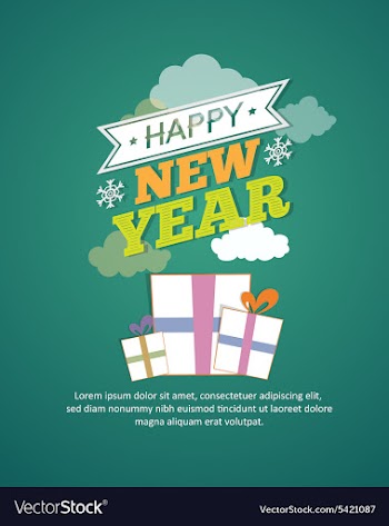 Happy New Year vector image
