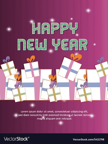 Happy New Year vector image