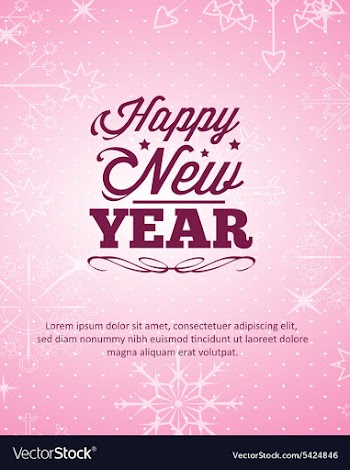 Happy New Year vector image