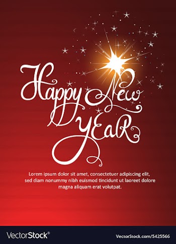 Happy New Year vector image